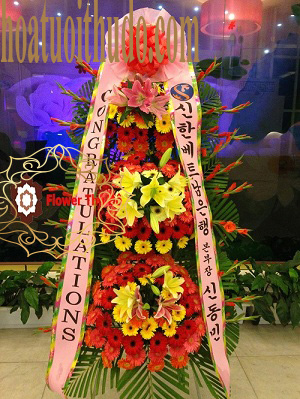 hoa tuoi, Hoa chúc mừng Hàn Quốc